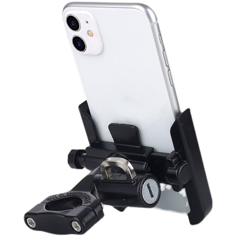 STHIRA 2 in 1 Motorcycle Helmet Lock with Phone Holder Aluminum Alloy Motorcycle Helmet Lock with 2 Keys Scooter Helmet Lock Universal Helmet Lock for Handlebar 20-33mm Diameter STHIRA 2 in 1 Motorcycle Helmet Lock with Phone Holder Aluminum Alloy Motorcycle Helmet Lock with 2 Keys Scooter Helmet Lock Universal Helmet Lock for Handlebar 20-33mm Diameter